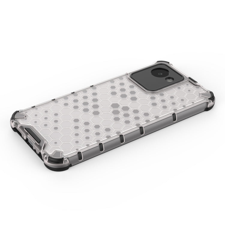 For OPPO Realme C30 Shockproof Honeycomb PC + TPU Protective Case