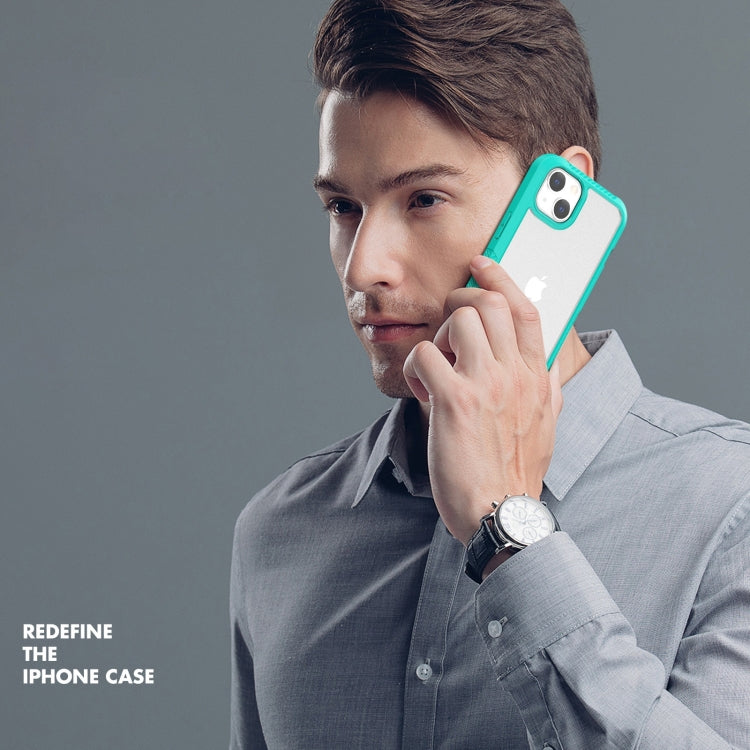 For iPhone 14 Plus 2 in 1 TPU + PC Full Coverage Phone Case