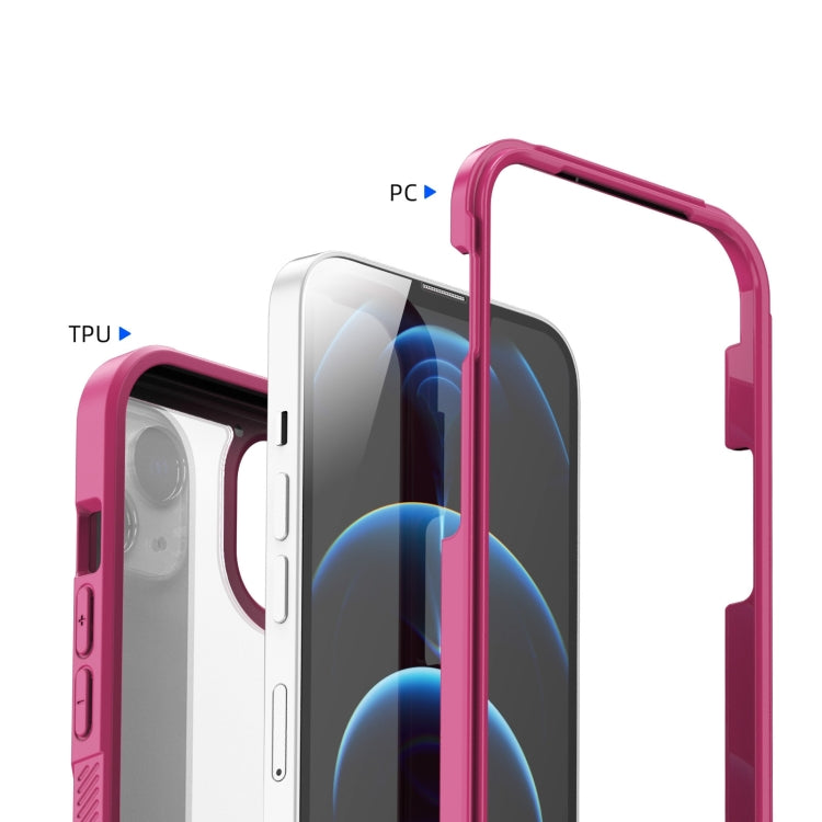 For iPhone 14 Plus 2 in 1 TPU + PC Full Coverage Phone Case