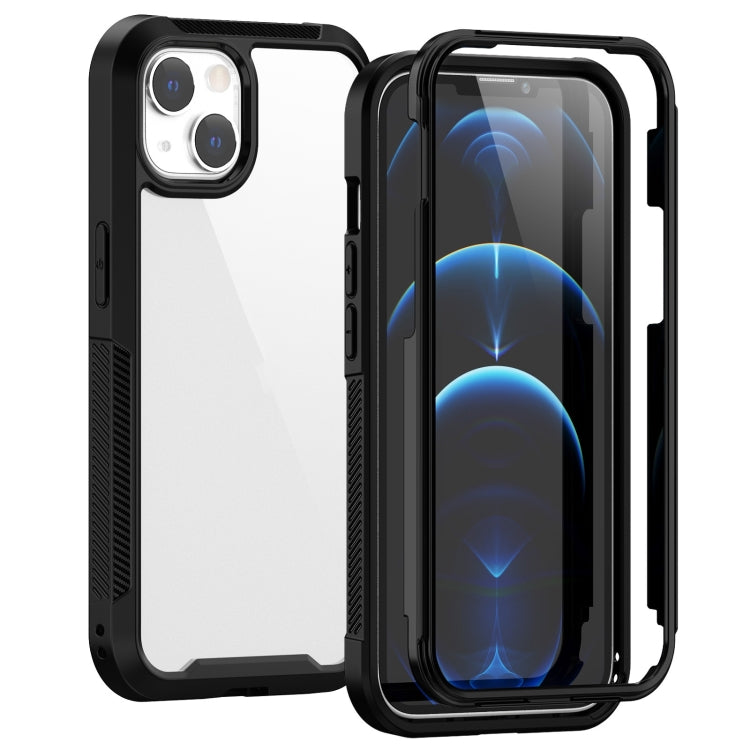 For iPhone 14 2 in 1 TPU + PC Full Coverage Phone Case