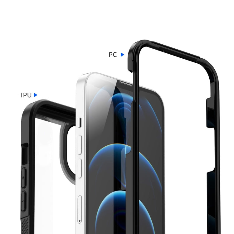 For iPhone 14 2 in 1 TPU + PC Full Coverage Phone Case