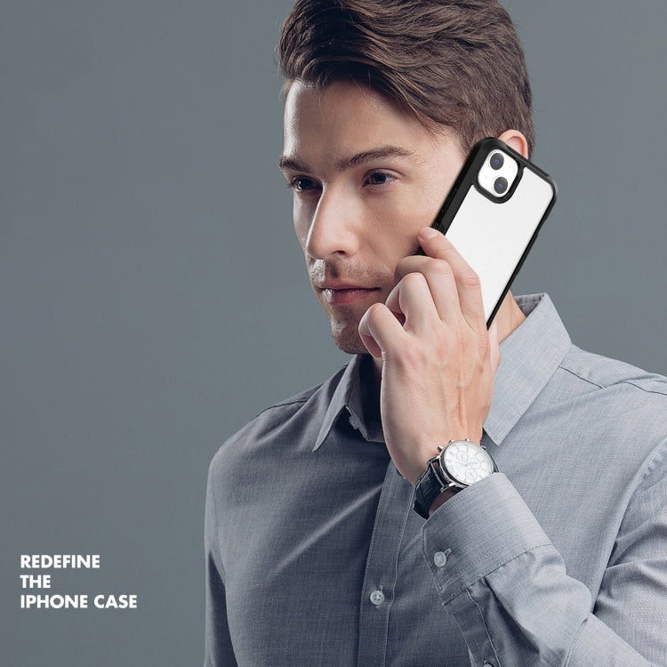 For iPhone 14 2 in 1 TPU + PC Full Coverage Phone Case