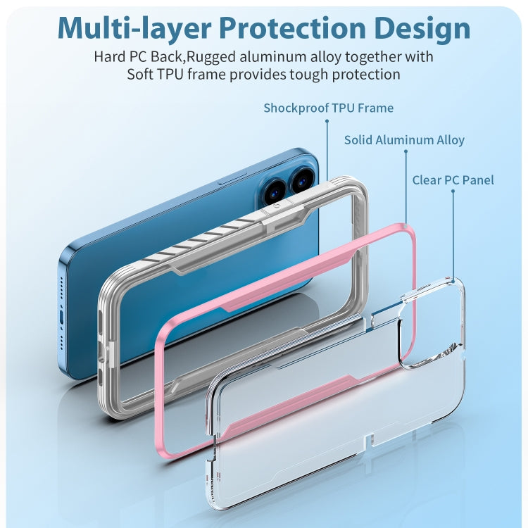 For iPhone 14 Pro Shockproof TPU + PC Armor Protective Phone Case