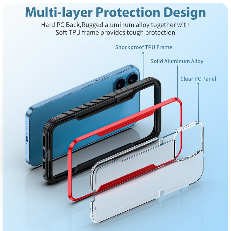 For iPhone 14 Pro Max Shockproof TPU + PC Armor Protective Phone Case