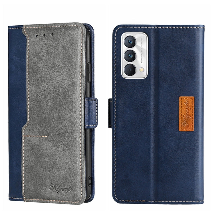 For OPPO Realme GT Master/Realme Q3 Pro Carnival Contrast Color Side Buckle Leather Phone Case