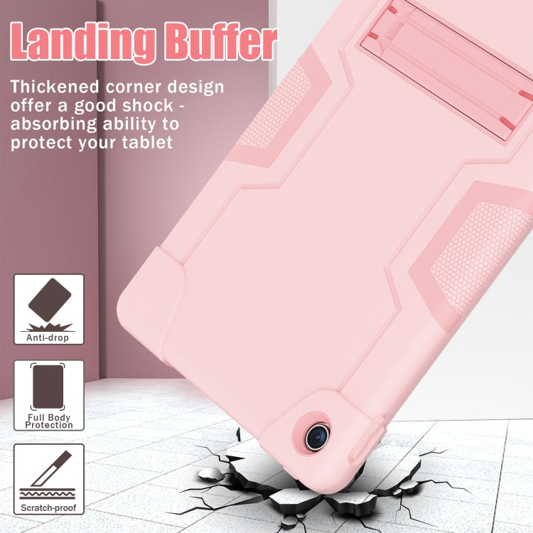 For Lenovo Tab M10 Plus 10.6 3rd Gen 2022 Contrast Color Robot Shockproof Silicone + PC Tablet Case