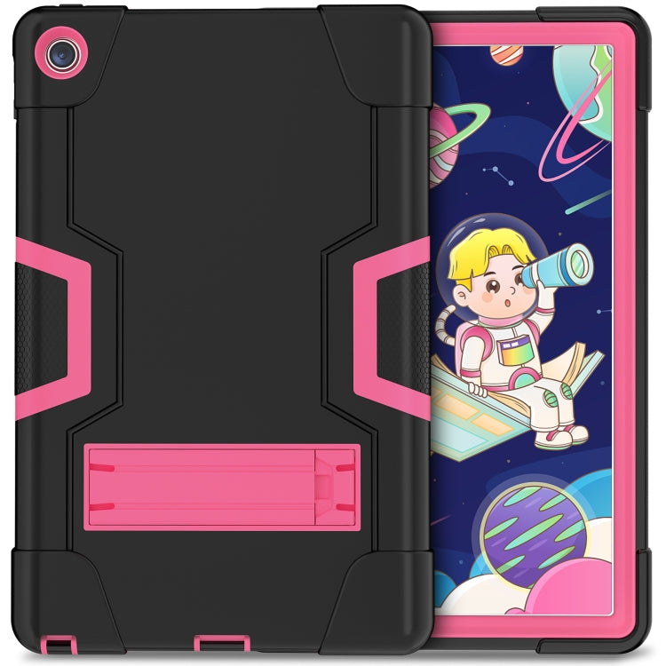 For Lenovo Tab M10 Plus 10.6 3rd Gen 2022 Contrast Color Robot Shockproof Silicone + PC Tablet Case