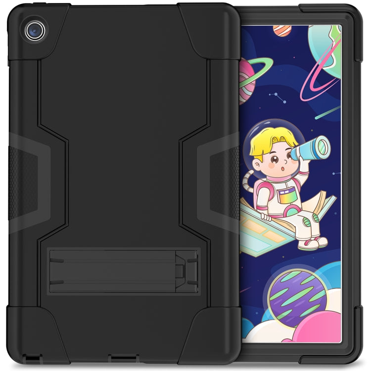 For Lenovo Tab M10 Plus 10.6 3rd Gen 2022 Contrast Color Robot Shockproof Silicone + PC Tablet Case