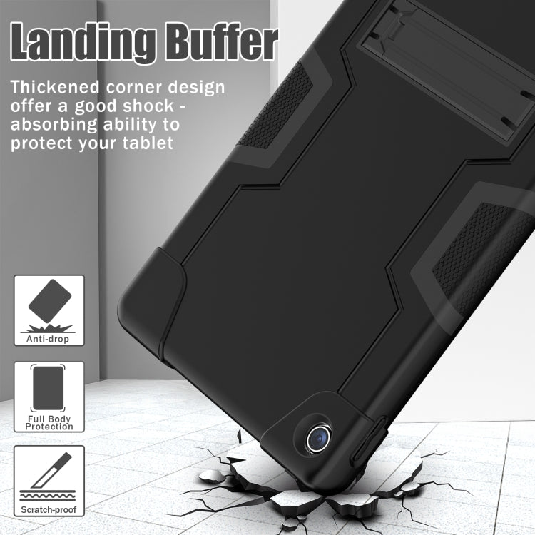For Lenovo Tab M10 Plus 10.6 3rd Gen 2022 Contrast Color Robot Shockproof Silicone + PC Tablet Case
