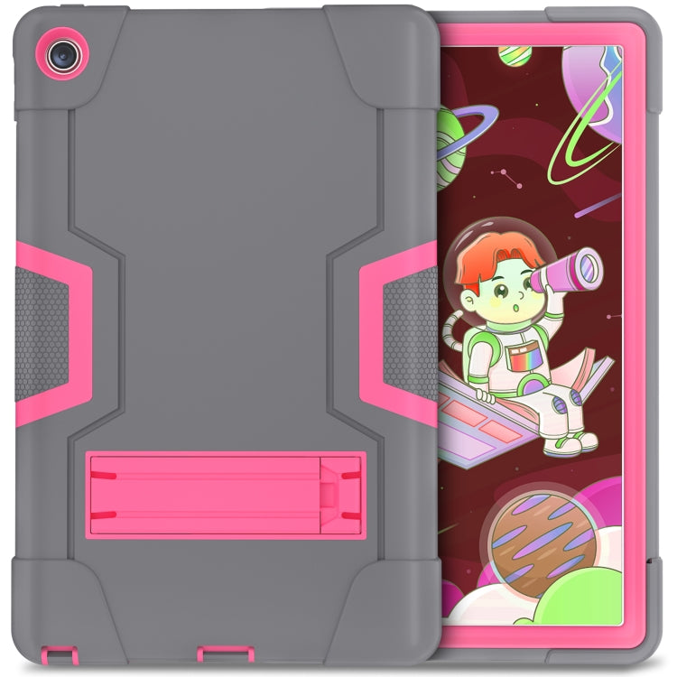 For Lenovo Tab M10 Plus 10.6 3rd Gen 2022 Contrast Color Robot Shockproof Silicone + PC Tablet Case