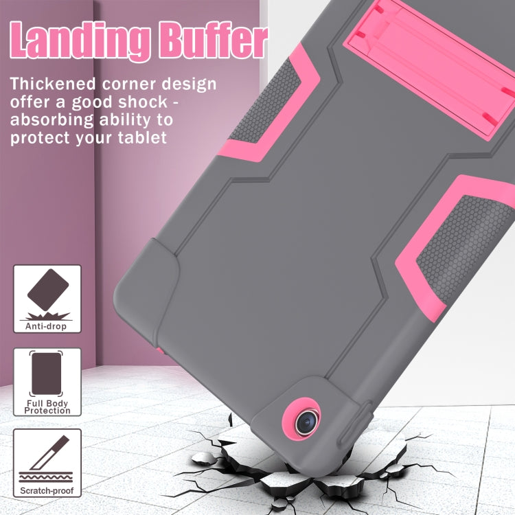 For Lenovo Tab M10 Plus 10.6 3rd Gen 2022 Contrast Color Robot Shockproof Silicone + PC Tablet Case