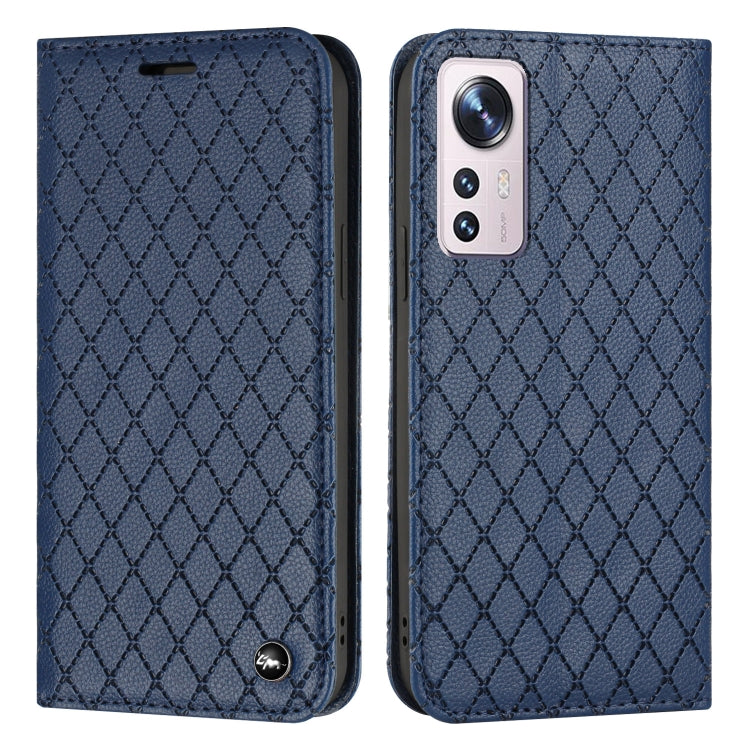 For Xiaomi 12 Lite S11 RFID Diamond Lattice Flip Leather Phone Case