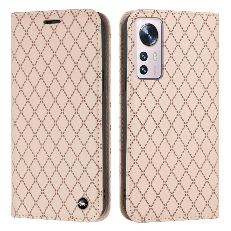 For Xiaomi 12 Lite S11 RFID Diamond Lattice Flip Leather Phone Case