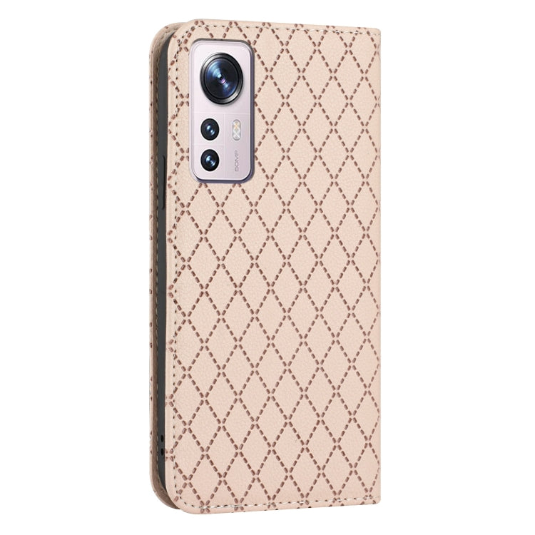 For Xiaomi 12 Lite S11 RFID Diamond Lattice Flip Leather Phone Case
