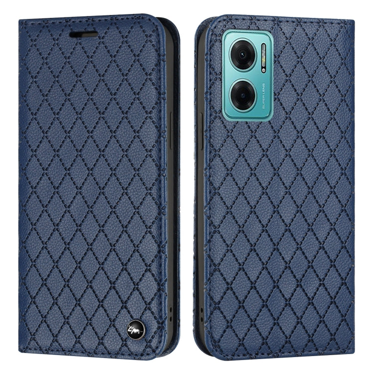 For Xiaomi Redmi 10 5G / Note 11E S11 RFID Diamond Lattice Flip Leather Phone Case