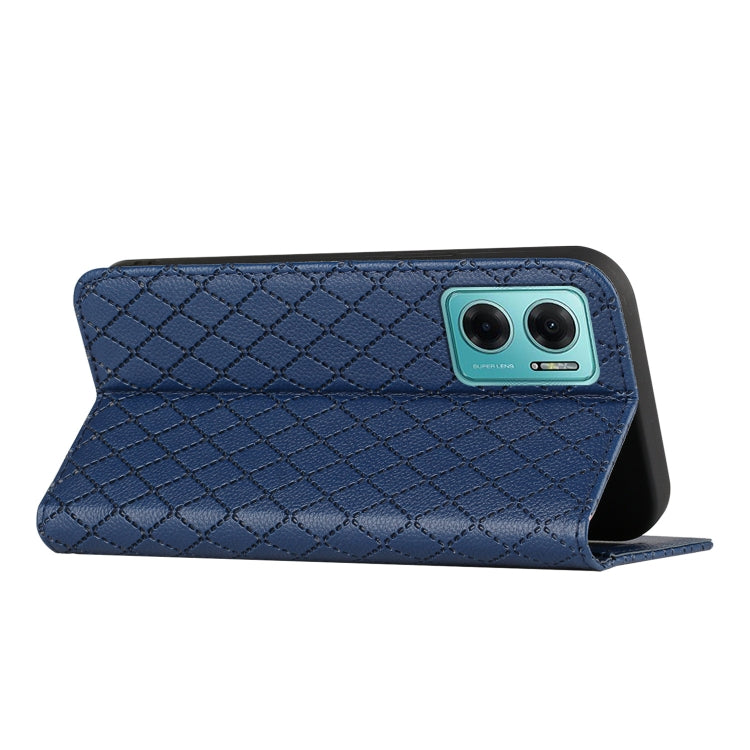 For Xiaomi Redmi 10 5G / Note 11E S11 RFID Diamond Lattice Flip Leather Phone Case