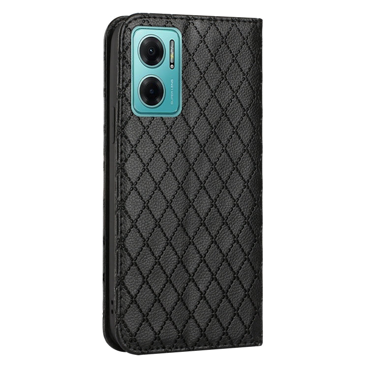 For Xiaomi Redmi 10 5G / Note 11E S11 RFID Diamond Lattice Flip Leather Phone Case