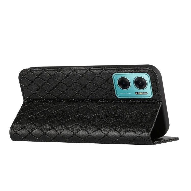 For Xiaomi Redmi 10 5G / Note 11E S11 RFID Diamond Lattice Flip Leather Phone Case