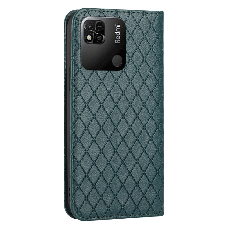For Xiaomi Redmi 10A S11 RFID Diamond Lattice Flip Leather Phone Case