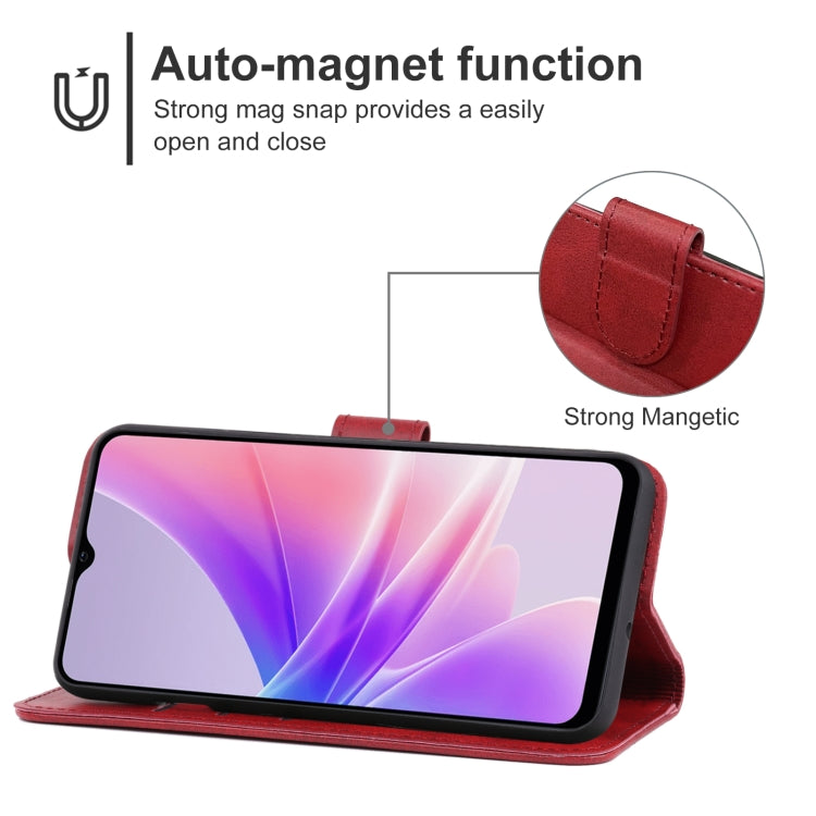 For OPPO A97 Leather Phone Case