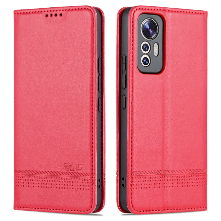 For Xiaomi 12 Lite AZNS Magnetic Calf Texture Leather Phone Case