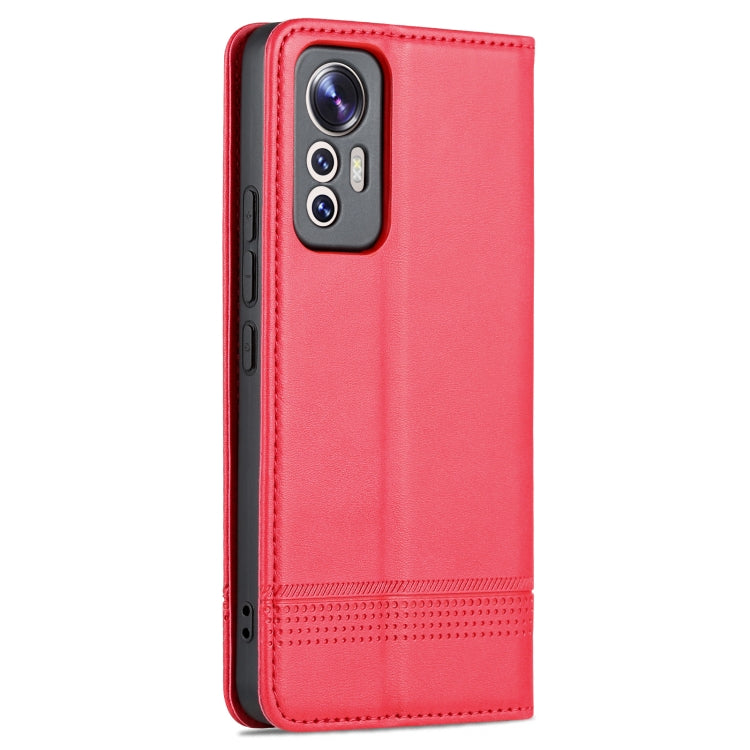 For Xiaomi 12 Lite AZNS Magnetic Calf Texture Leather Phone Case