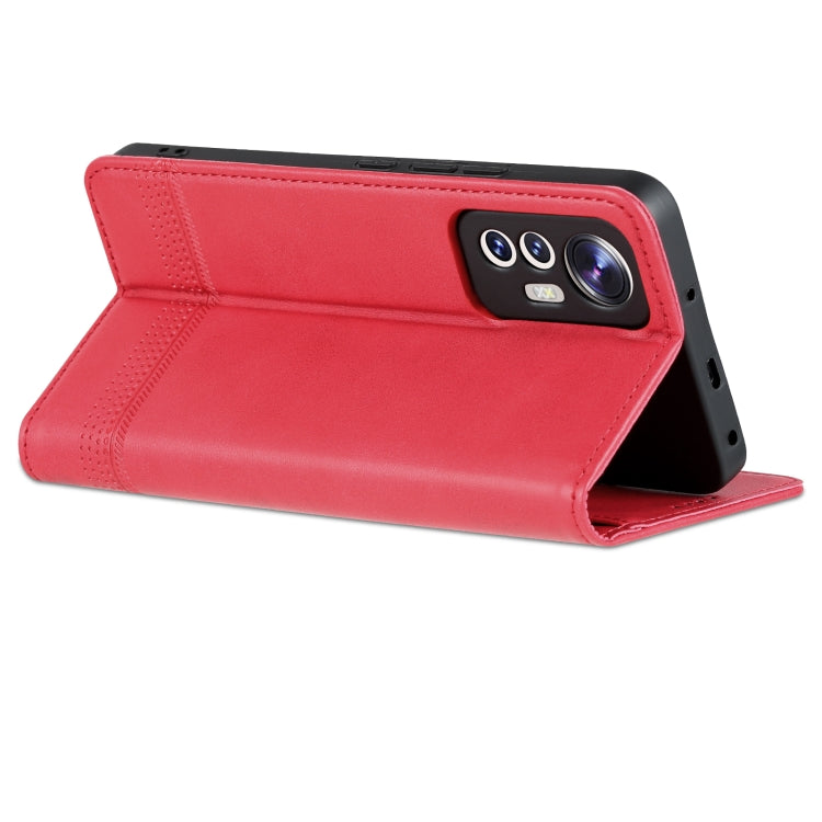 For Xiaomi 12 Lite AZNS Magnetic Calf Texture Leather Phone Case