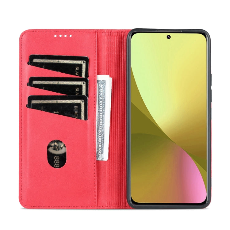 For Xiaomi 12 Lite AZNS Magnetic Calf Texture Leather Phone Case