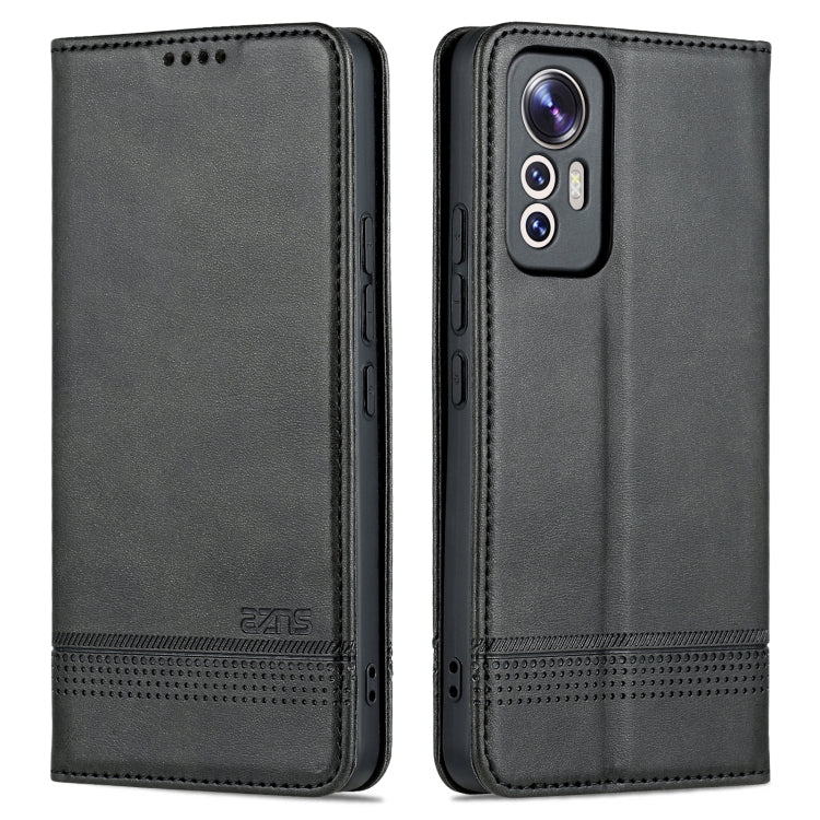 For Xiaomi 12 Lite AZNS Magnetic Calf Texture Leather Phone Case