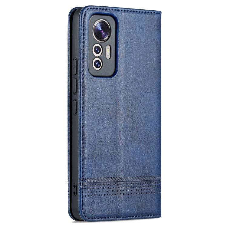 For Xiaomi 12 Lite AZNS Magnetic Calf Texture Leather Phone Case