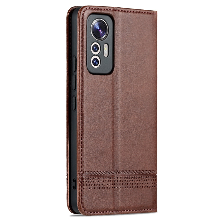 For Xiaomi 12 Lite AZNS Magnetic Calf Texture Leather Phone Case
