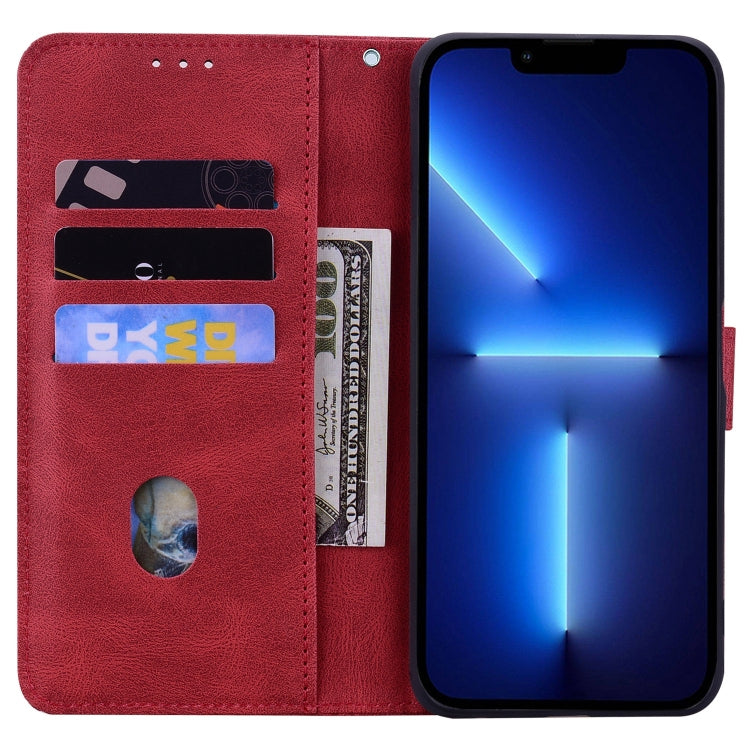 For iPhone 13 Pro Max Geometric Mandala Embossed Leather Phone Case