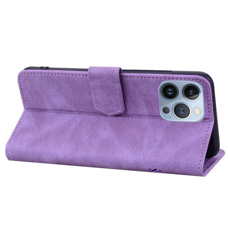 For iPhone 13 Pro Geometric Mandala Embossed Leather Phone Case