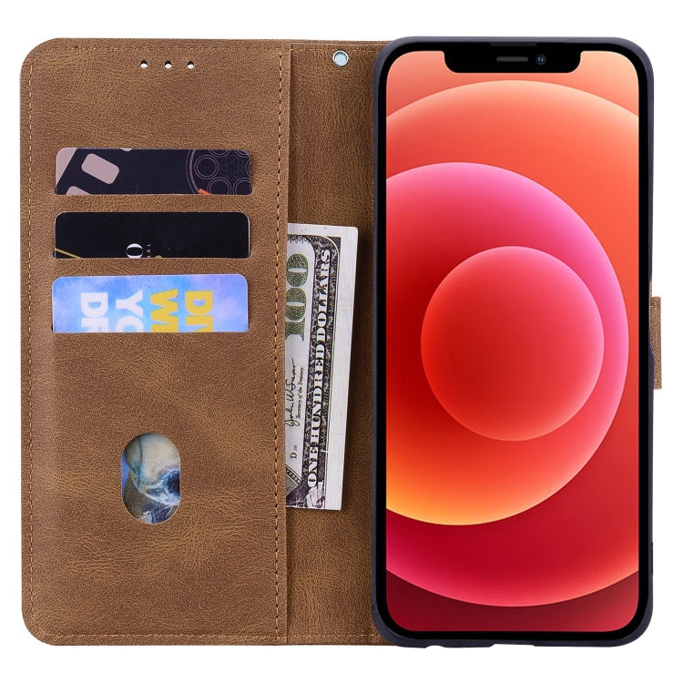 For iPhone 12 Pro Max Geometric Mandala Embossed Leather Phone Case