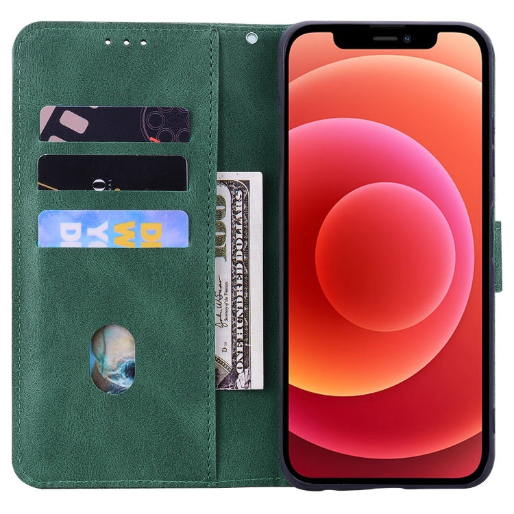 For iPhone 12 Pro Geometric Mandala Embossed Leather Phone Case