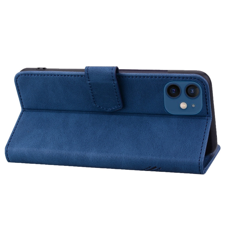 For iPhone 12 mini Geometric Mandala Embossed Leather Phone Case