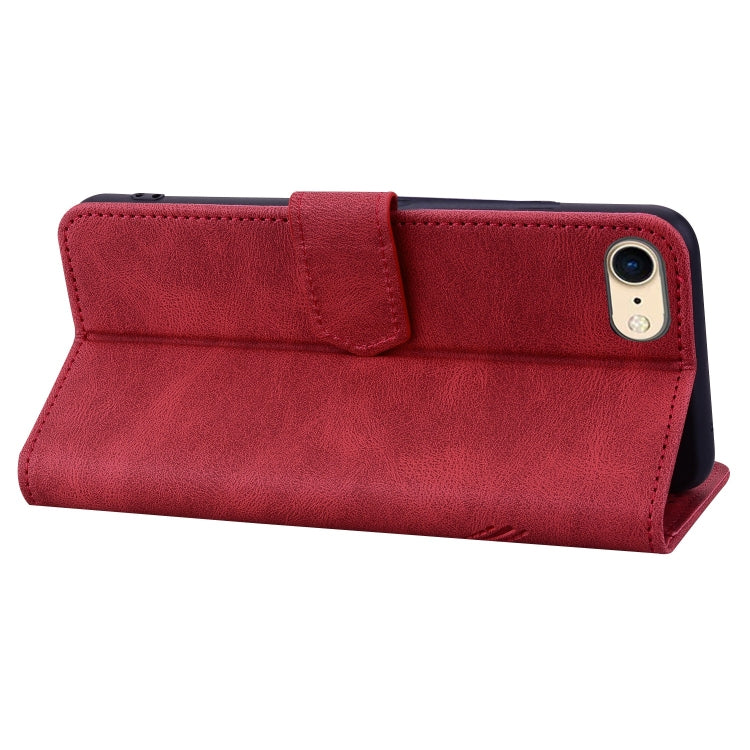 For iPhone SE 2022 / SE 2020 / 8 / 7 Geometric Mandala Embossed Leather Phone Case