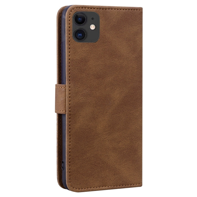 For iPhone 11 Geometric Mandala Embossed Leather Phone Case