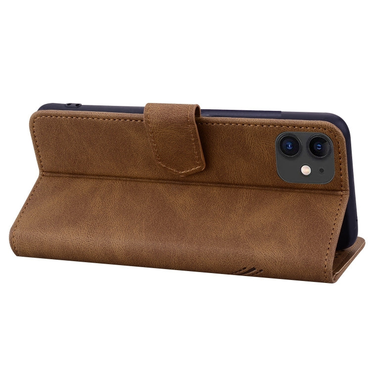 For iPhone 11 Geometric Mandala Embossed Leather Phone Case