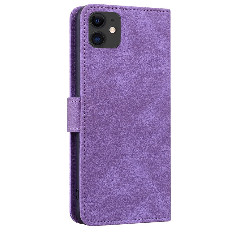 For iPhone 11 Geometric Mandala Embossed Leather Phone Case