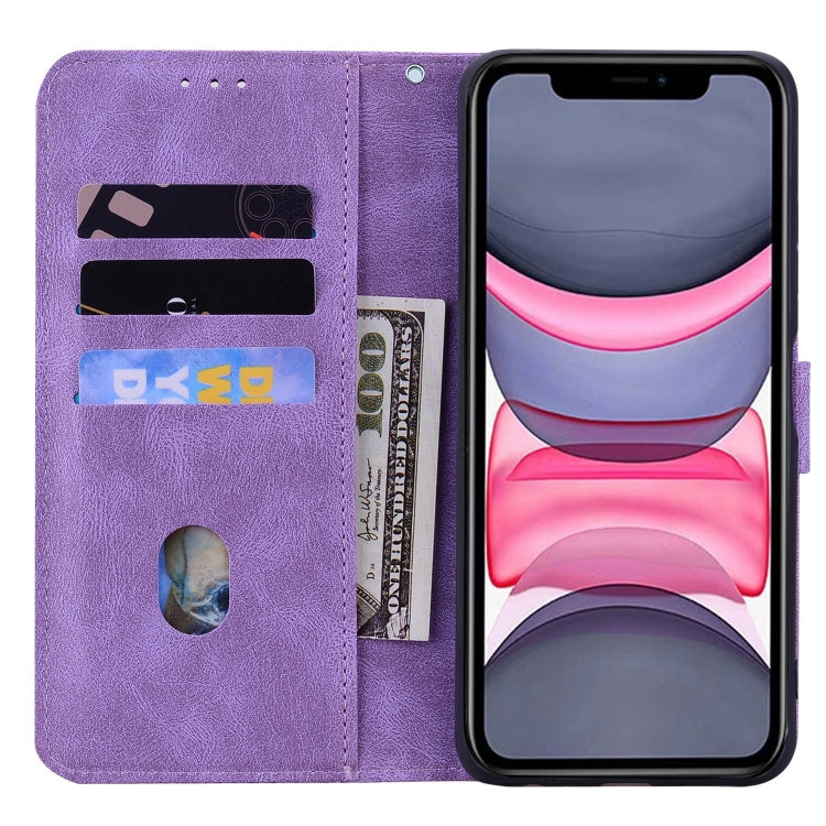 For iPhone 11 Geometric Mandala Embossed Leather Phone Case