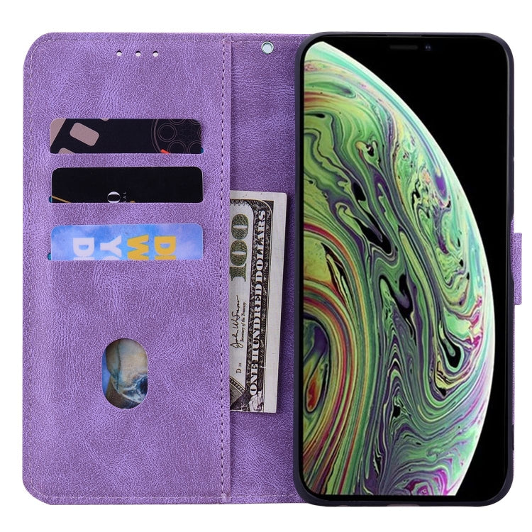 For iPhone X / XS Geometric Mandala Embossed Leather Phone Case