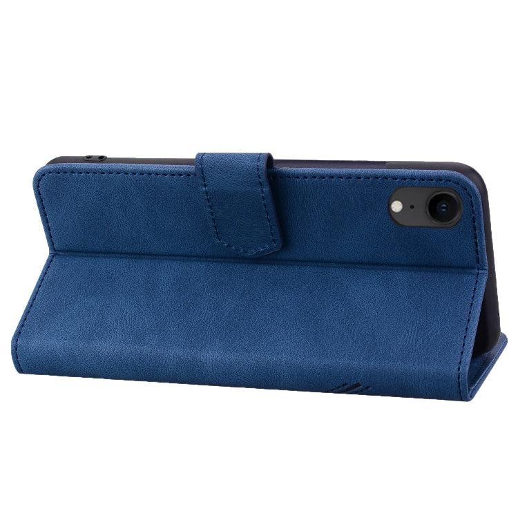 For iPhone XR Geometric Mandala Embossed Leather Phone Case