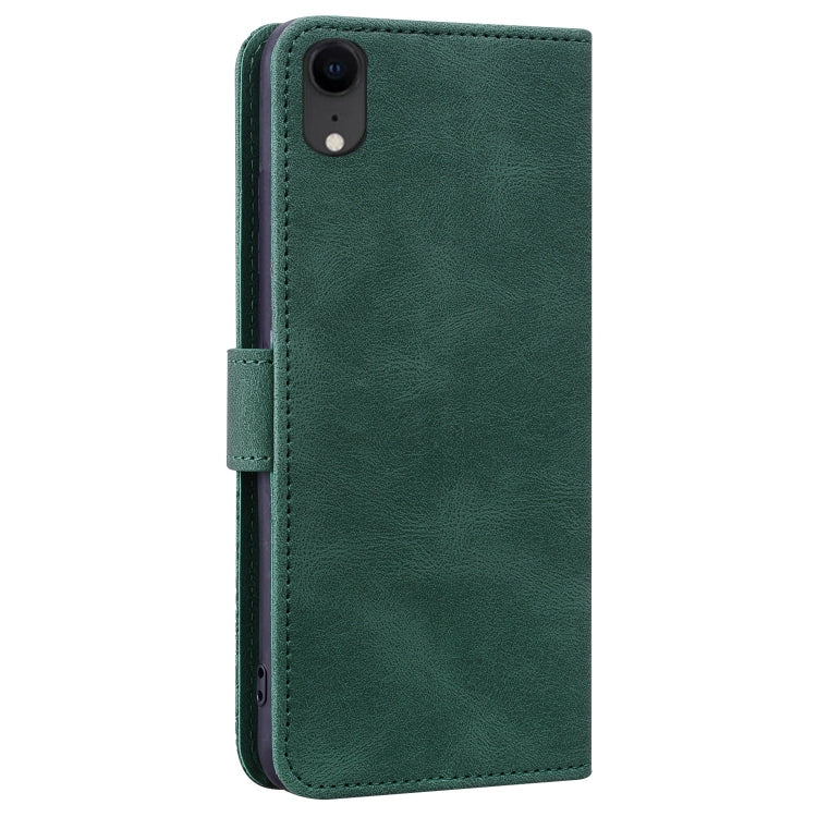 For iPhone XR Geometric Mandala Embossed Leather Phone Case