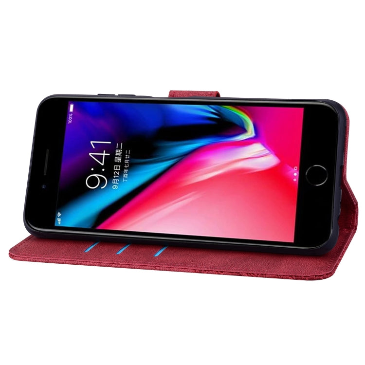 Geometric Mandala Embossed Leather Phone Case For iPhone 8 Plus / 7 Plus