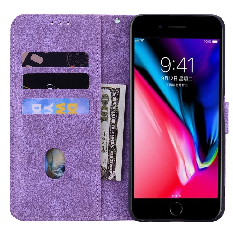 Geometric Mandala Embossed Leather Phone Case For iPhone 8 Plus / 7 Plus