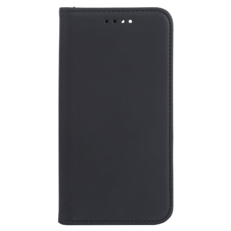 For iPhone 14 Plus Magnetism Skin Feel Card Holder Leather Phone Case