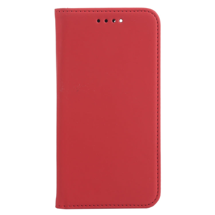 For iPhone 14 Plus Magnetism Skin Feel Card Holder Leather Phone Case