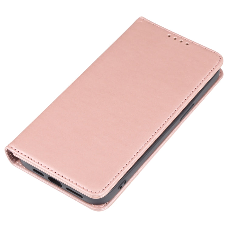 For iPhone 14 Pro Max Magnetism Skin Feel Card Holder Leather Phone Case