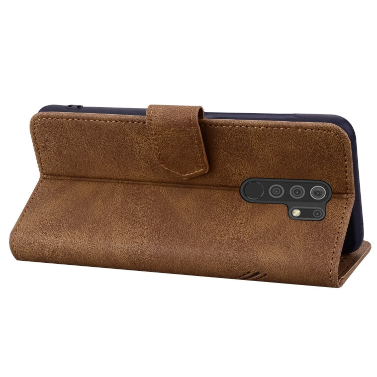 For Xiaomi Redmi 9 Geometric Mandala Embossed Leather Phone Case